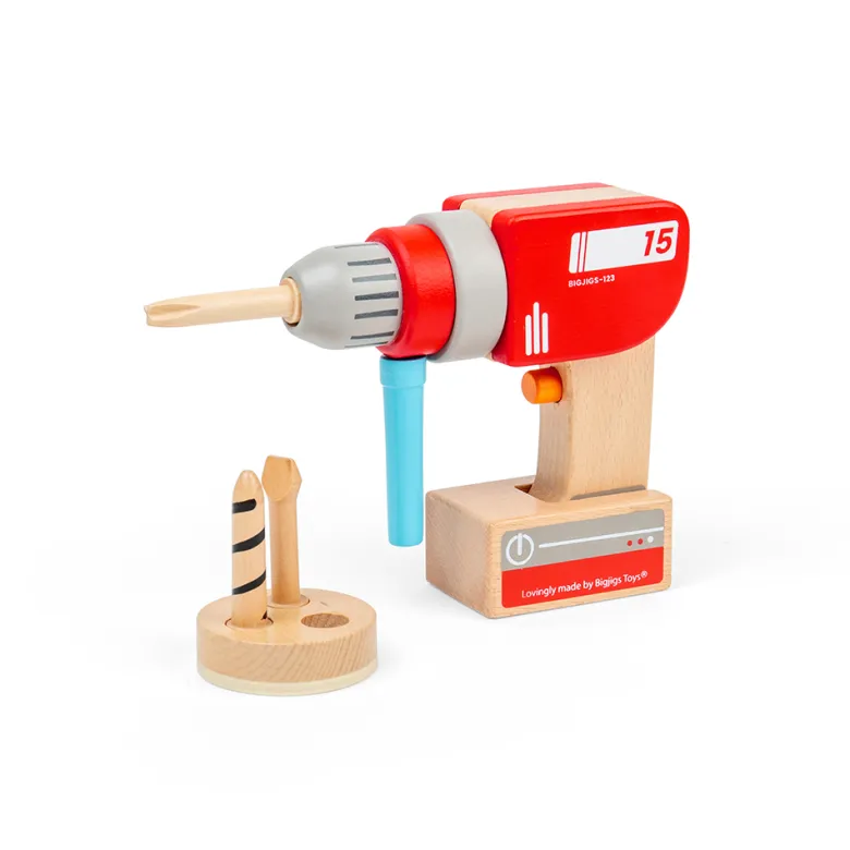 Ensemble de perceuses en bois
