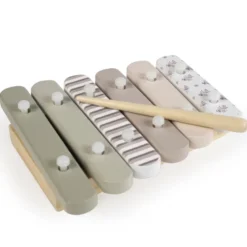 Ensemble d'instruments de musique en bois botton