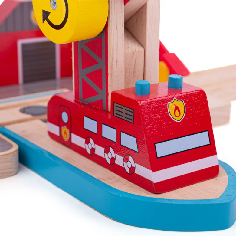 Ensemble ferroviaire de sauvetage en mer