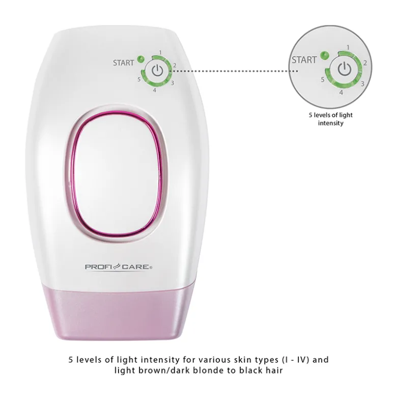 Epilateur à lumière pulsée proficare pc-ipl 3024 rose