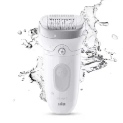Epilateur rechargeable blanc braun silkepil7011