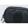 E2r trousse de toilette homme tissu et cuir gris blanc jaune bobby