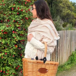 Etole pashmina femme camel