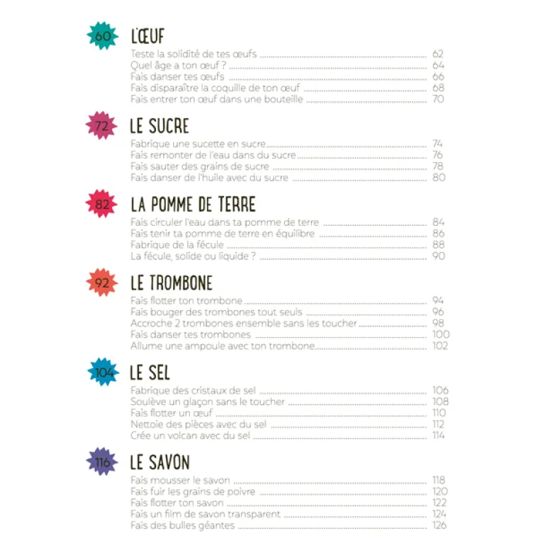 50 expériences faciles et surprenantes