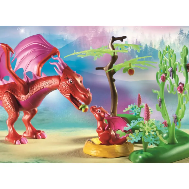 Fairies la maman dragon et son bébé