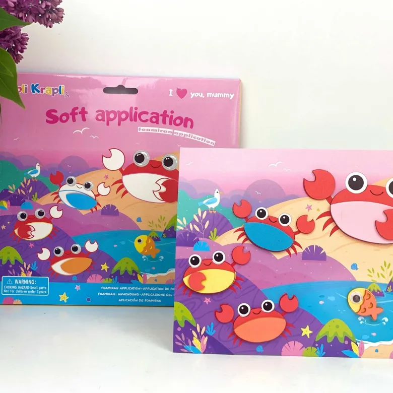 Famille crabes - kit créatif en mousse