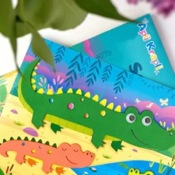 Famille crocodiles - kit créatif mousse