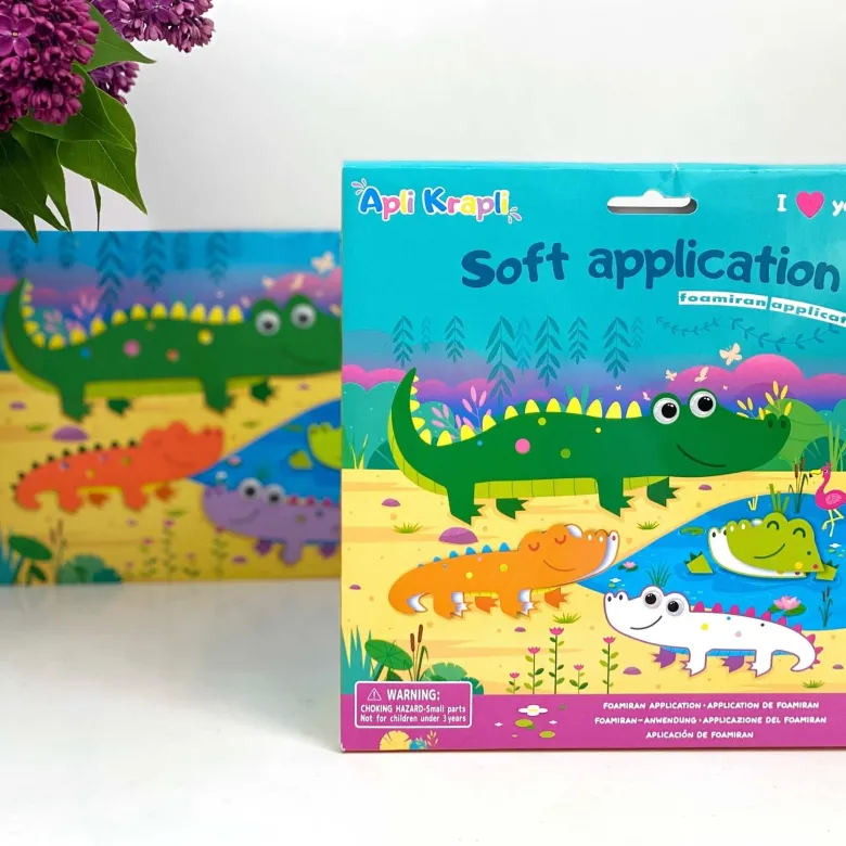 Famille crocodiles - kit créatif mousse