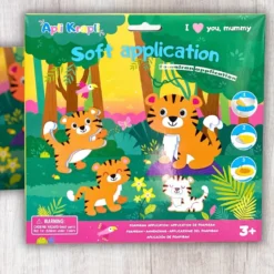 Famille tigres - kit créatif en mousse