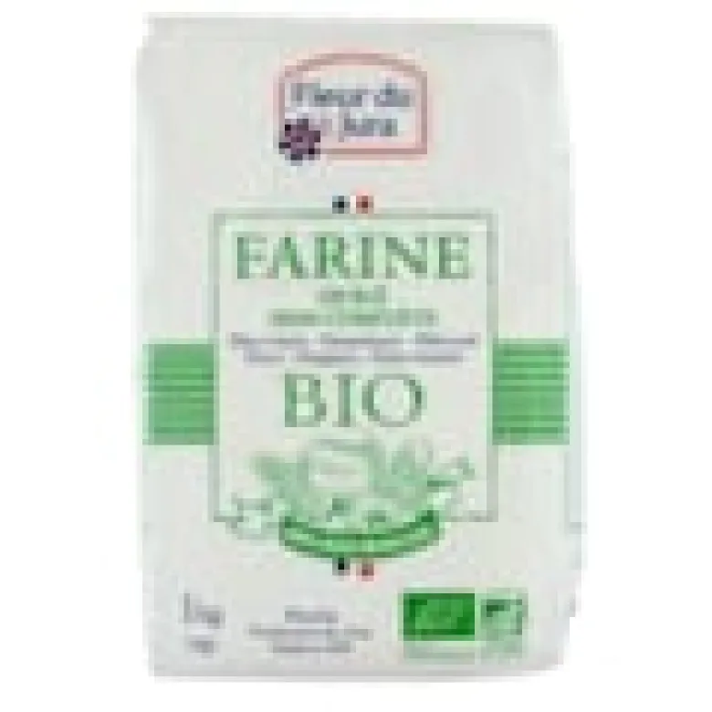 Farine t80 semi-complète bio 100% blés