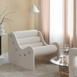 Fauteuil bouclette athéna
