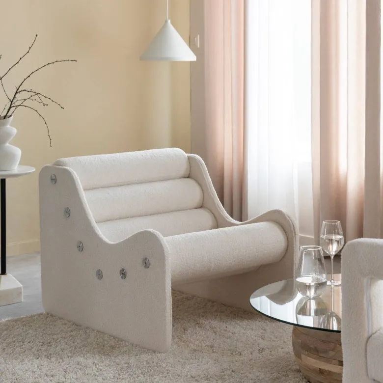 Fauteuil bouclette athéna