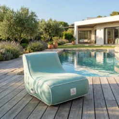 Fauteuil de jardin gonflable riviera collection soge - vert d'eau