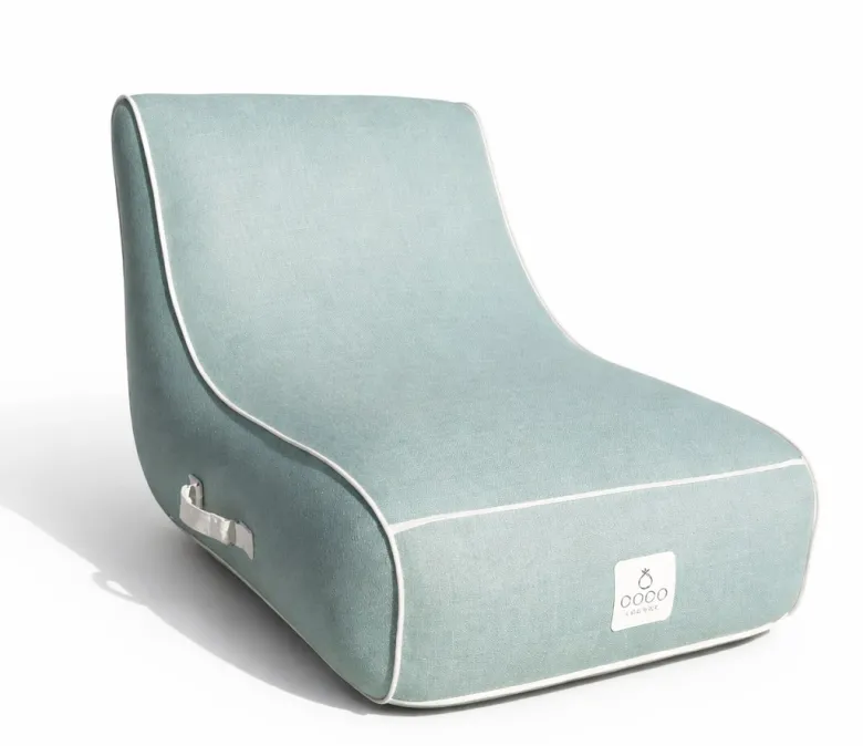 Fauteuil de jardin gonflable riviera collection soge - vert d'eau