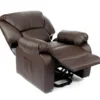 Fauteuil de relaxation massant Marron
