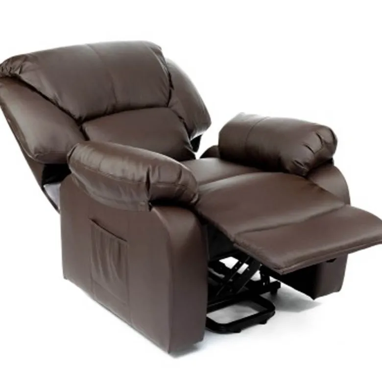 Fauteuil de relaxation massant Marron