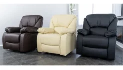 Fauteuil de relaxation massant Marron