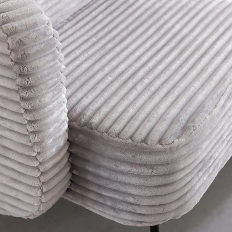 Fauteuil en velours soléa