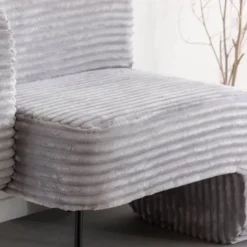 Fauteuil en velours soléa