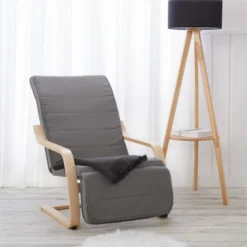 Fauteuil homestyle4u gris