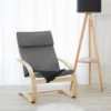 Fauteuil inclinable en gris