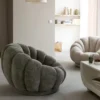 Fauteuil nuage vert gris