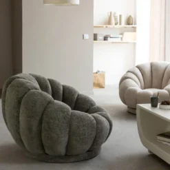 Fauteuil nuage vert gris