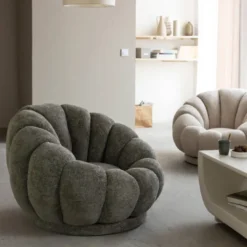 Fauteuil nuage vert gris