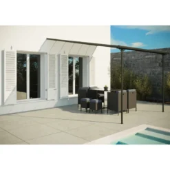 Ferrato tonnelle murale 1144 m² en aluminium