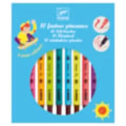10 feutres pinceaux +6y les couleurs