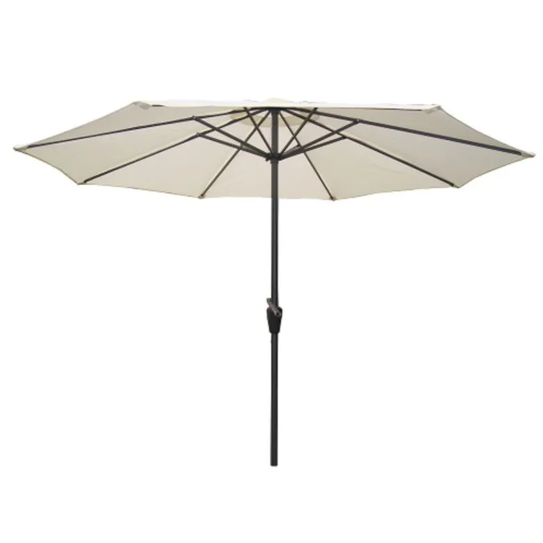 Figari parasol ecru droit rond 27 x 27 m
