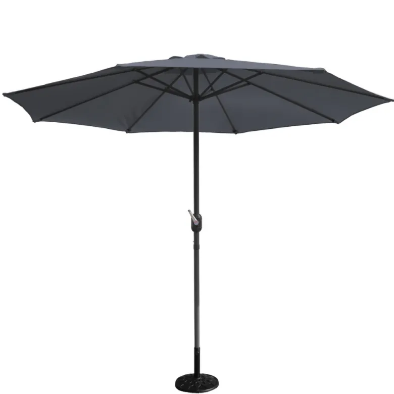 Figari parasol gris droit rond 27 x 27 m