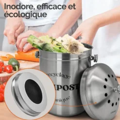 Filtres à charbon actif pour composteur