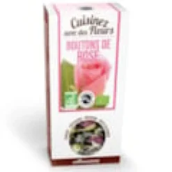 Fleurs à croquer boutons de rose bio 30g