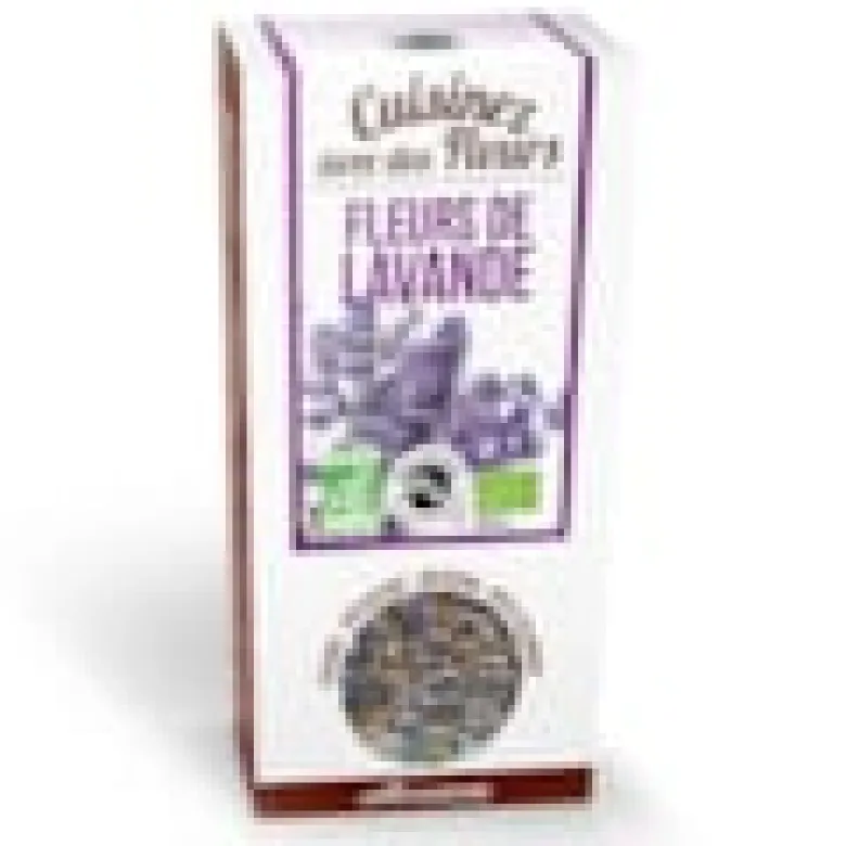 Fleurs de lavande bio - fleurs à croquer