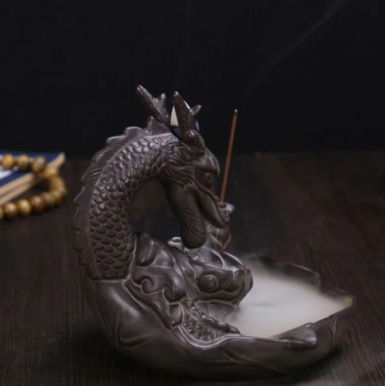 Fontaine à encens - modèle dragon