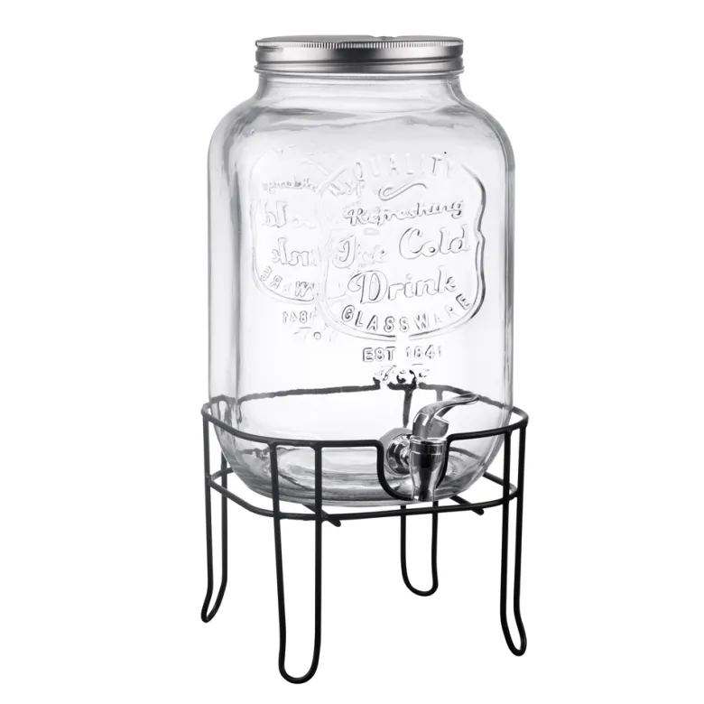 Fontaine à jus avec support 8 l