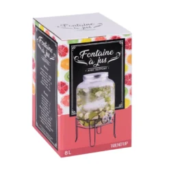Fontaine à jus avec support 8 l