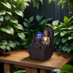 Fontaine zen bouddha theravada