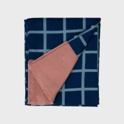 Foulard en coton bio crête