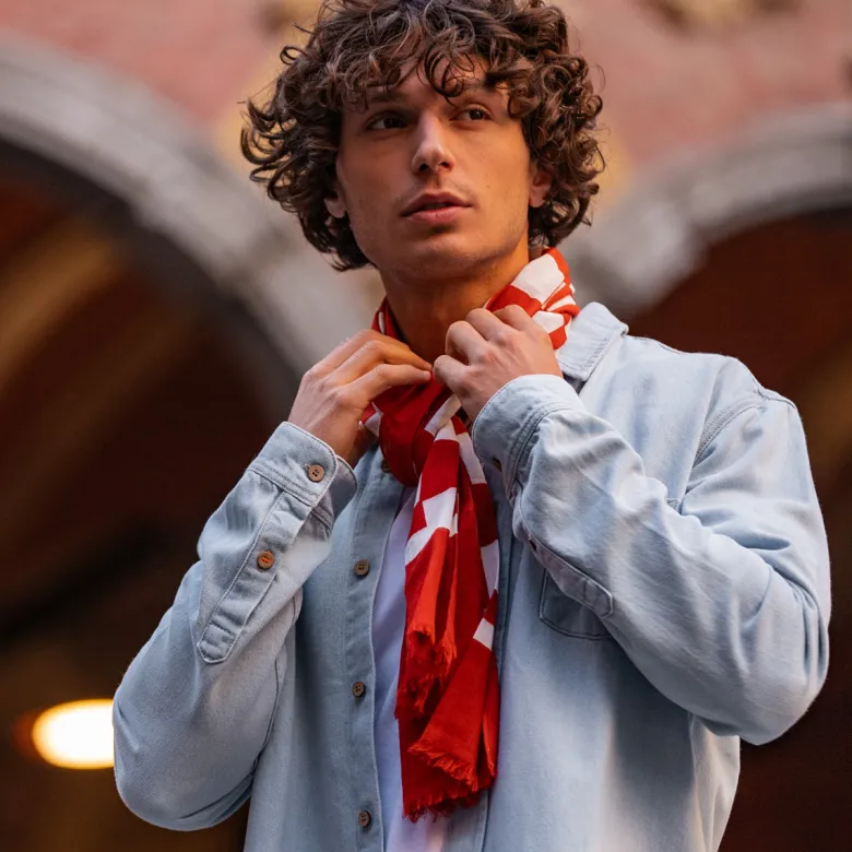 Foulard en coton bio milan