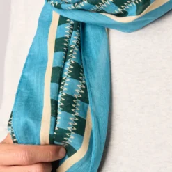 Foulard en coton bio valence