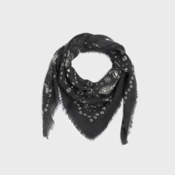 Foulard en laine louise gris Gris