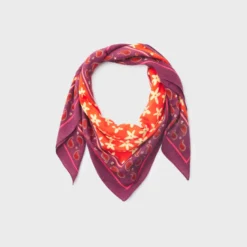 Foulard femme en coton bio célestine
