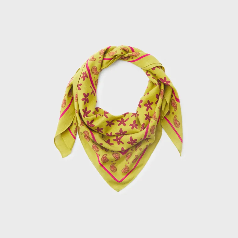 Foulard femme en coton bio hélène