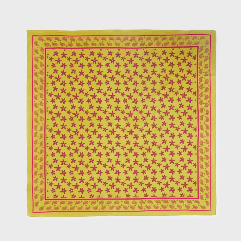 Foulard femme en coton bio hélène