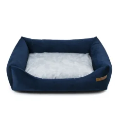 Frida lit chien 2 en 1 bleu-gris l