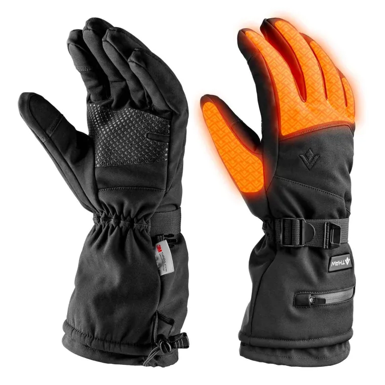Gants chauffants rechargeables thaw – chaleur jusqu’à 8h, tactile, taille s