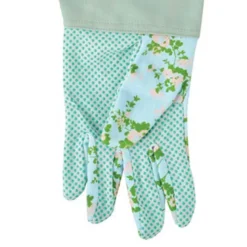 Gants de jardin longs imprimé roses