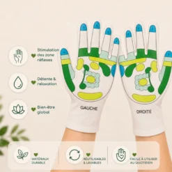 Gants spa réflexologie